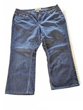 Boot Leg by JMS Women’s Short 24W Cropped Bootcut Jeans Blue Denim
